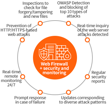 Feature of IXcloud™ Web Firewall